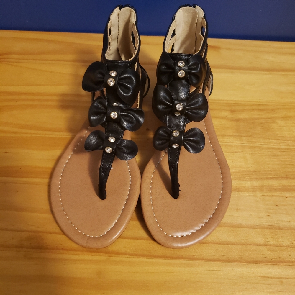 Girls bow sandles